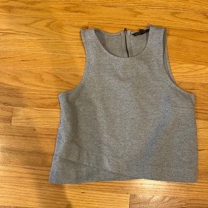 Banana republic grey crop top tank